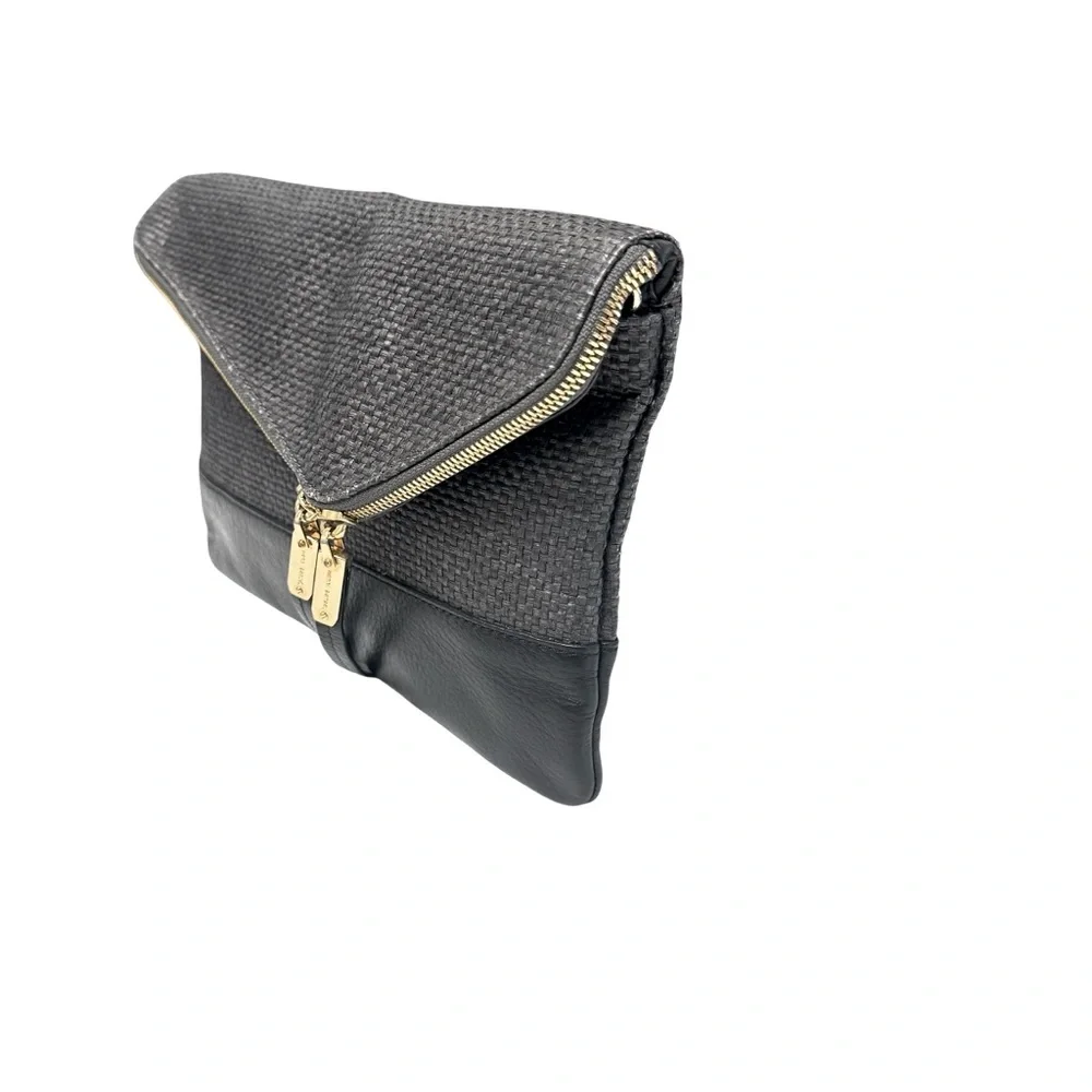 Henri Bendel Debutante Asymmetrical‎ Envelope Clutch Bag